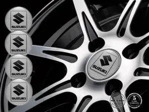 Suzuki Logo Jantes Bombées Autocollants Résine Premium